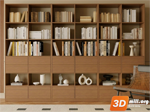 Bookcase Skp Files